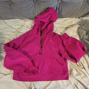 Lululemon Scuba Half Zip Ripened Raspberry XS/S